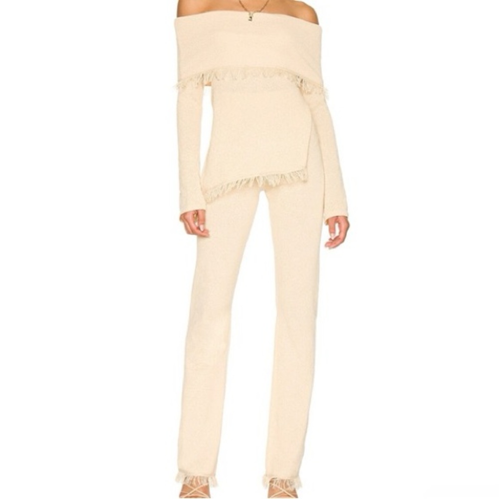 Hansel and Gretel Saturn Top and Kempsey Pant Set in Sand NWT